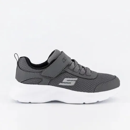 Skechers Kid's Dynamatic Sneakers- Charcoal