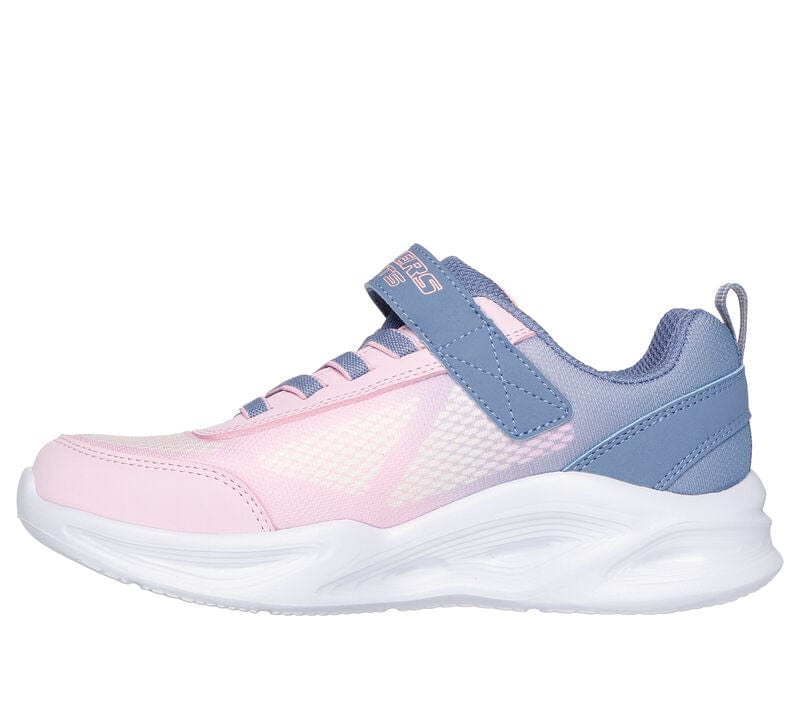 Skechers Kid's Sola Glow Sneakers- Grey/ Light Pink - Image 3