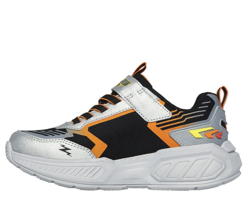 Skechers Kid's Light Storm 3.0 Sneakers- Silver/ Black - Image 3