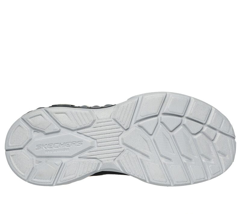 Skechers Kid's Light Storm 3.0 Sneakers- Silver/ Black - Image 4