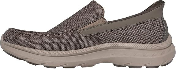 Skechers Men's Pollard Wilfred Slip Ons- Taupe - Image 3
