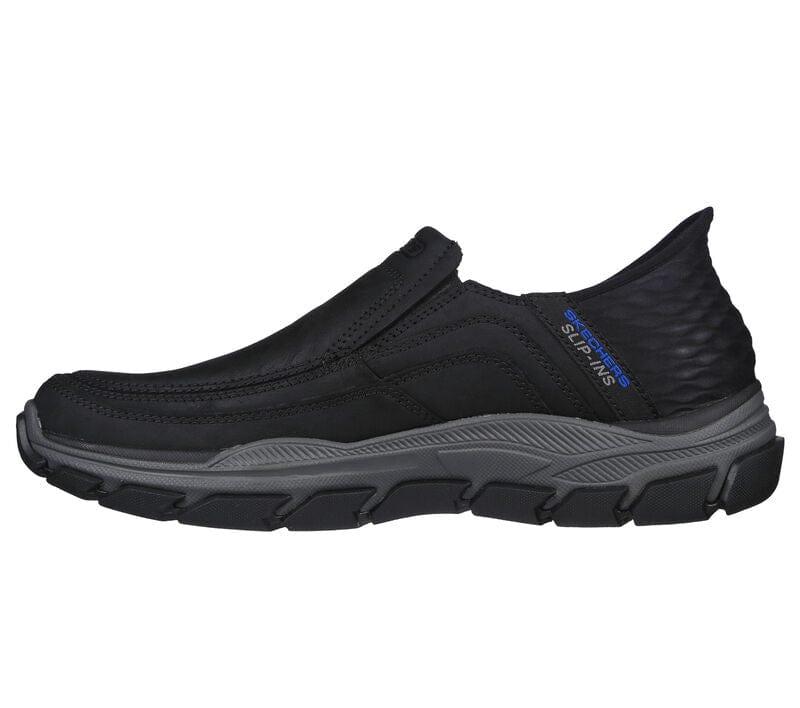 Skechers Men's Respected Elgin Slip Ons- Black - Image 4