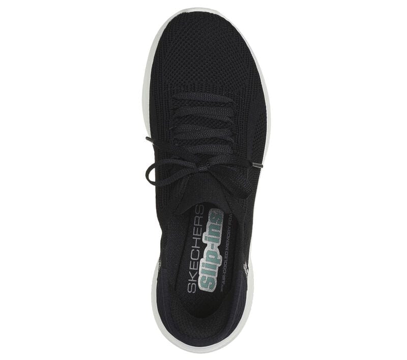 Skechers Women's Ultra Flex 3.0 Brilliant Slip Ons- Black - Image 2