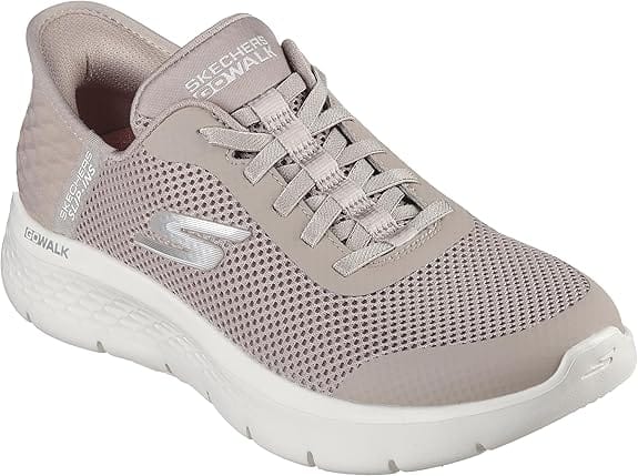Skechers Women's Go Walk Flex Sneakers- Taupe - Image 2