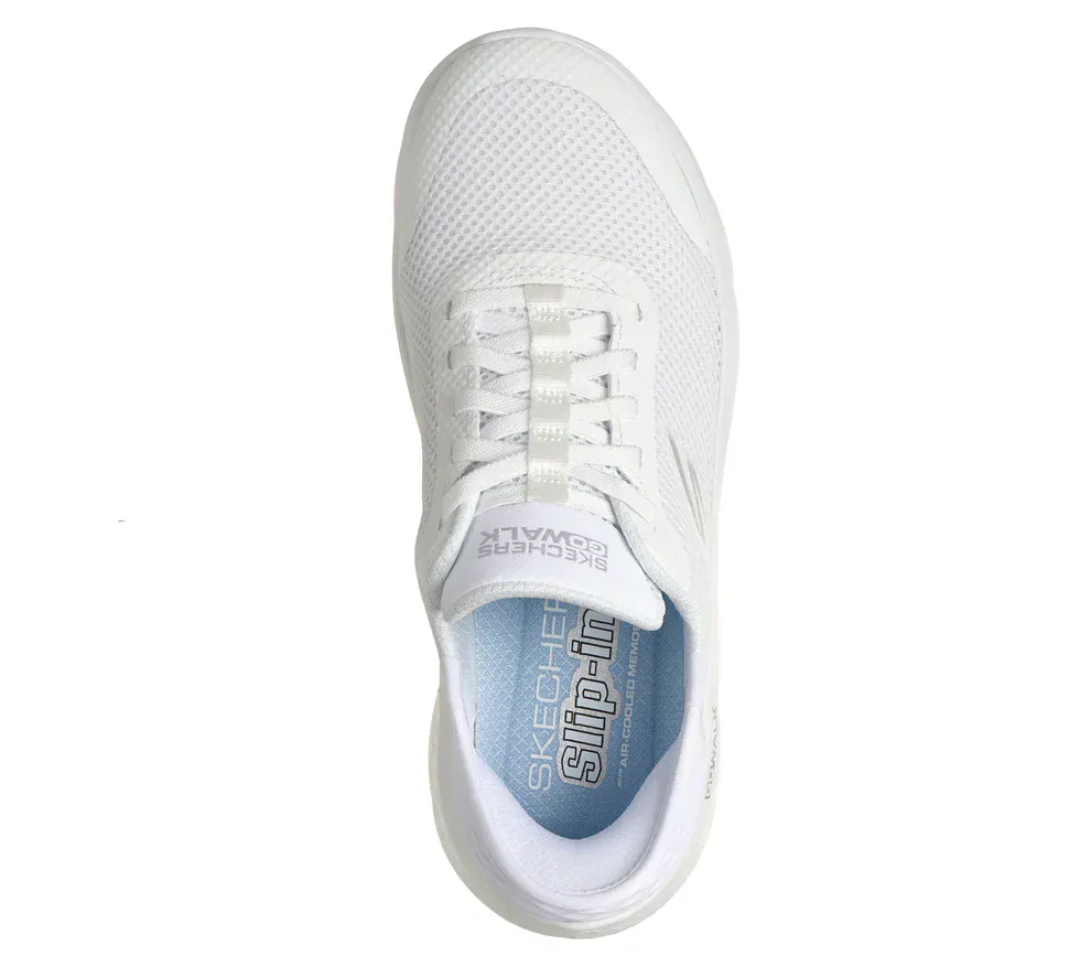 Skechers Women's Go Walk Flex Sneakers- White - Image 4