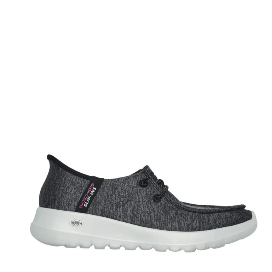 Skechers Women's Go Walk Joy Sneakers- Ibis Black/White