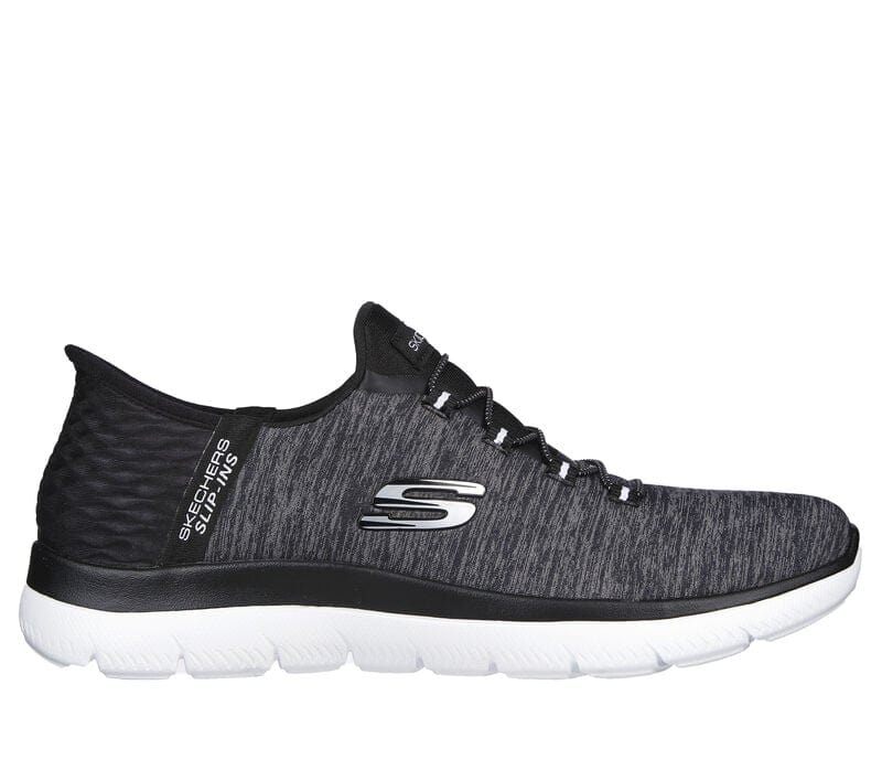 Skechers Women's Summit Dazzling Haze Sneakers- Black/ White
