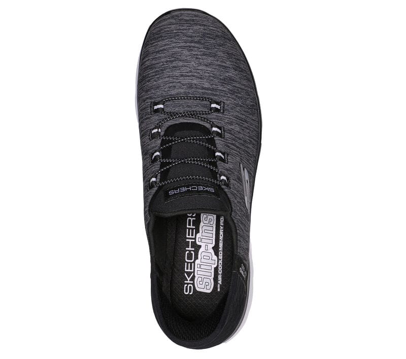 Skechers Women's Summit Dazzling Haze Sneakers- Black/ White - Image 3