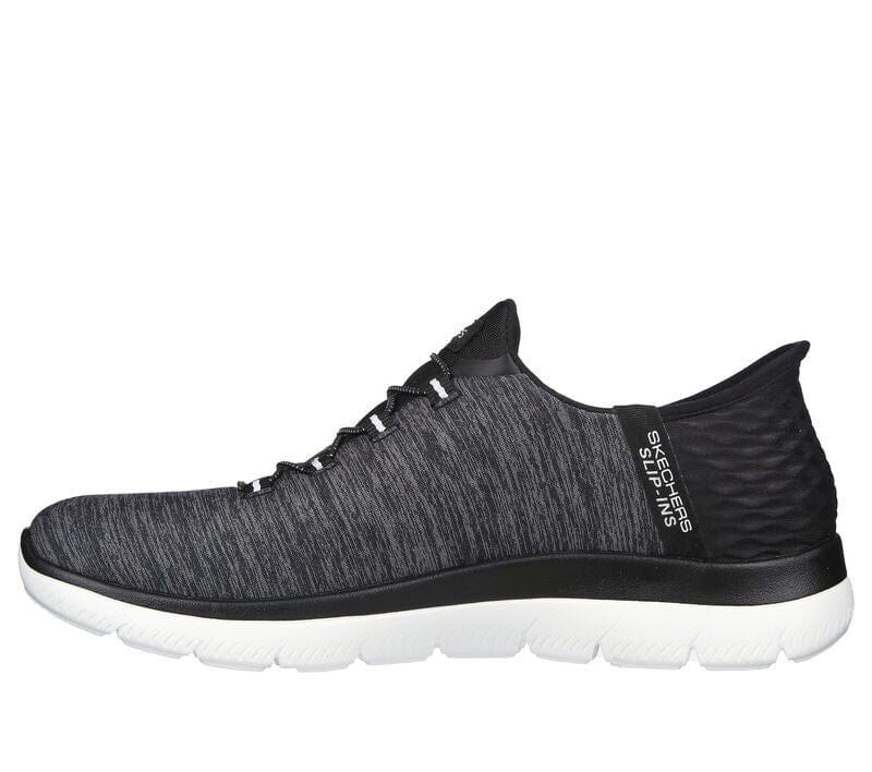 Skechers Women's Summit Dazzling Haze Sneakers- Black/ White - Image 5