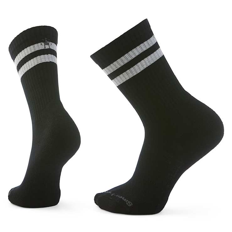 Smartwool Unisex Everyday Athletic Crew Socks- Black