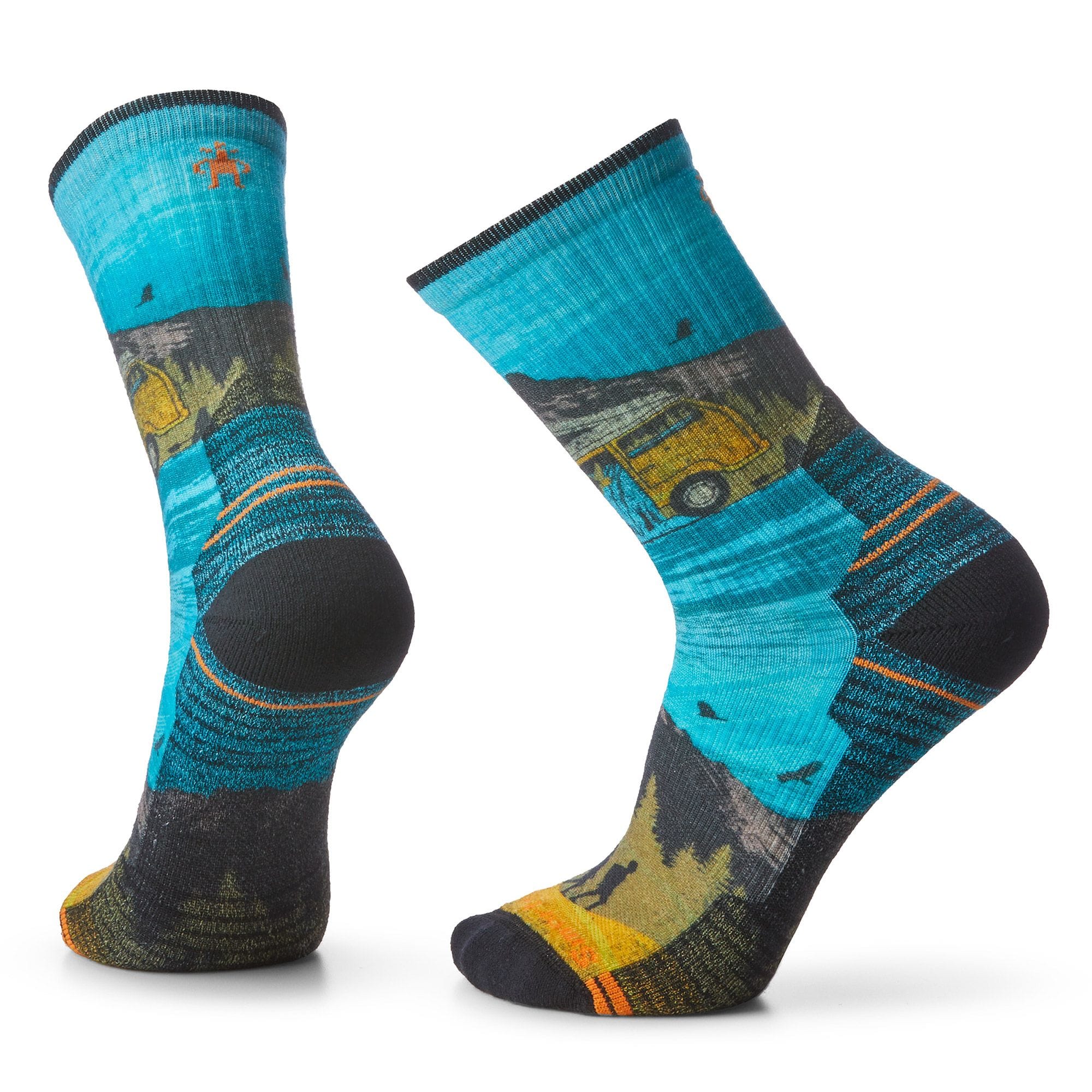 Smartwool Unisex Hike Light Cushion Socks- Multicolor Excursion