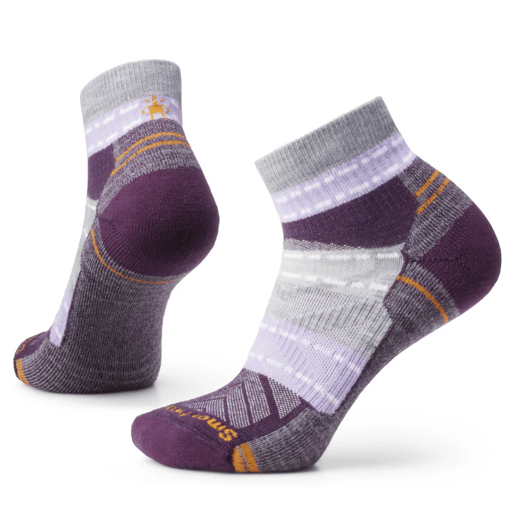 Smartwool Women's Hike Margarita Light Cushion Ankle Socks- Purple