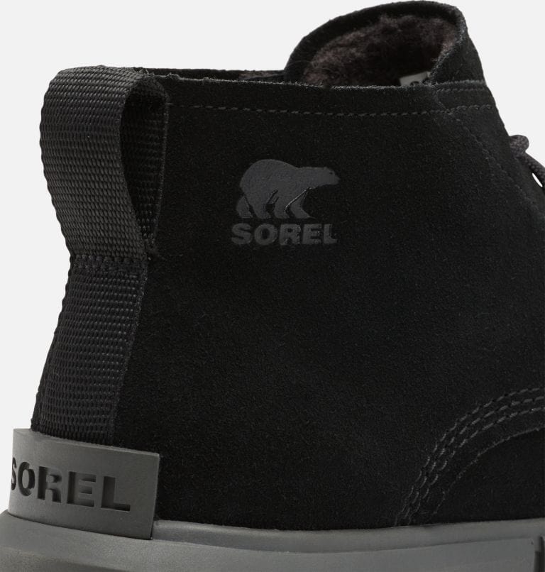 Sorel Men's Explorer Drift Waterproof Boots- Black/ Sea Salt - Image 6