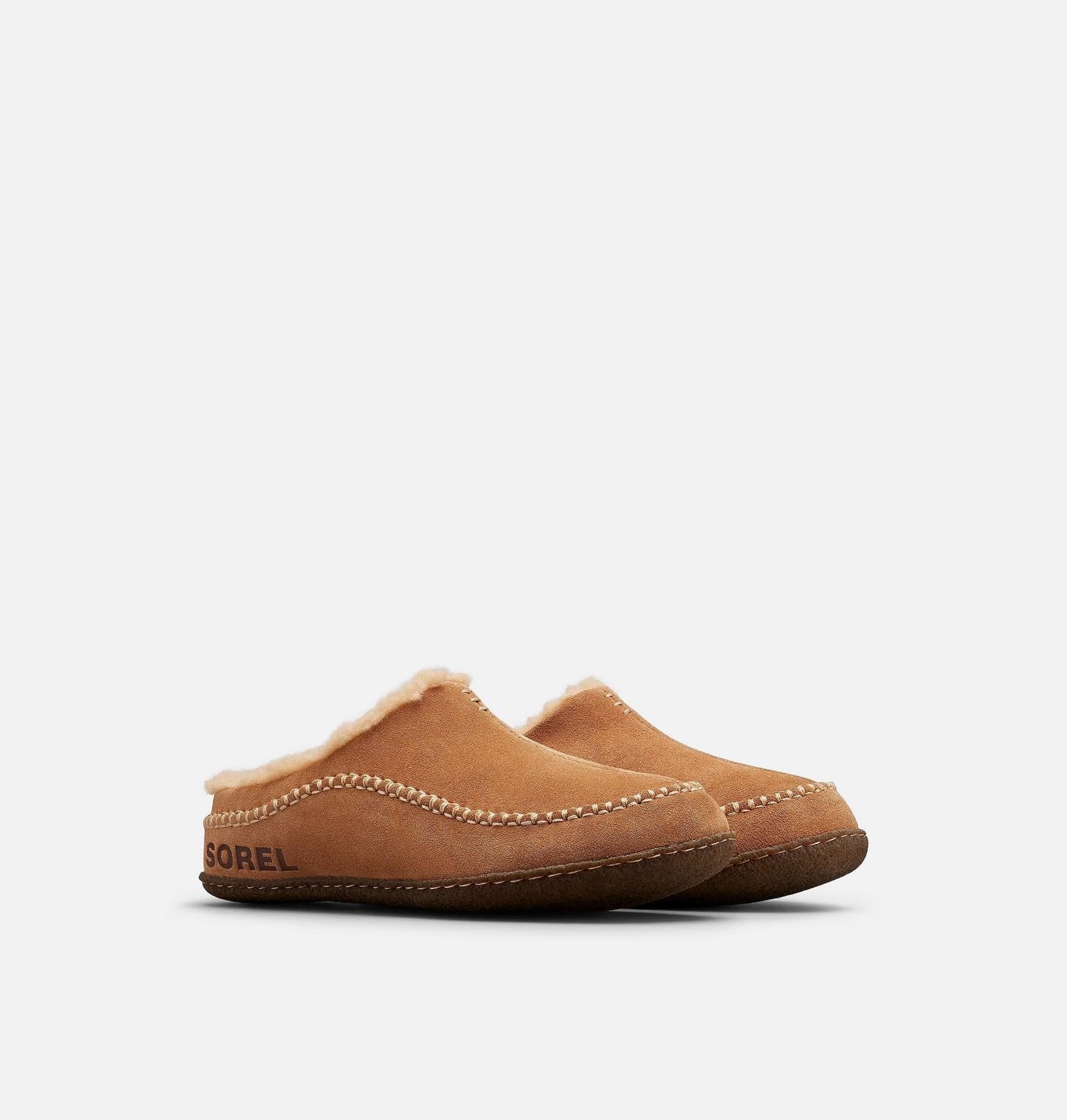 Sorel Men's Falcon Ridge II Slippers- Camel Brown - Image 3