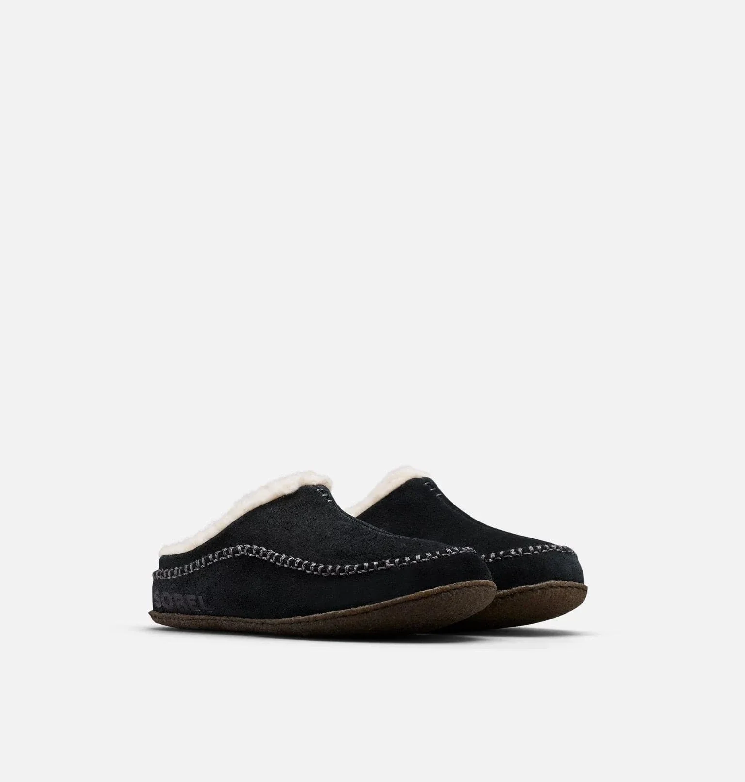 Sorel Men's Falcon Ridge II Slippers- Black/ Dark Stone - Image 2