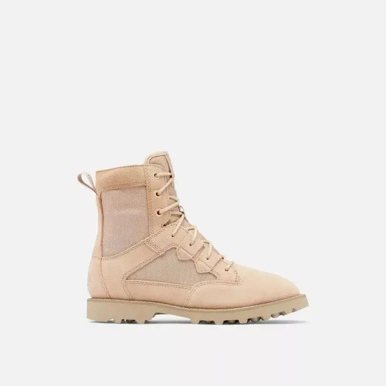 Sorel Women's Caribou On the Move Waterproof Lace Boots- Natural Tan