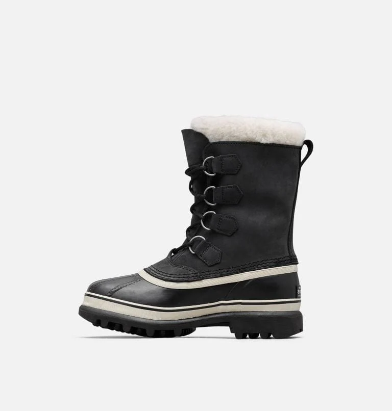 Sorel Women's Caribou Waterproof Lace Boots- Black Stone - Image 2