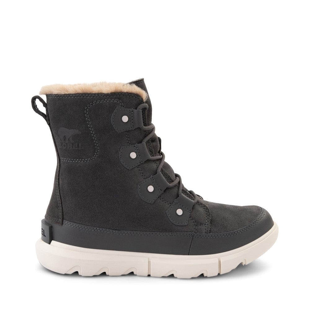 Sorel Women's Explorer II Joan Faux Fur Boots- Grill/ Fawn - Image 2