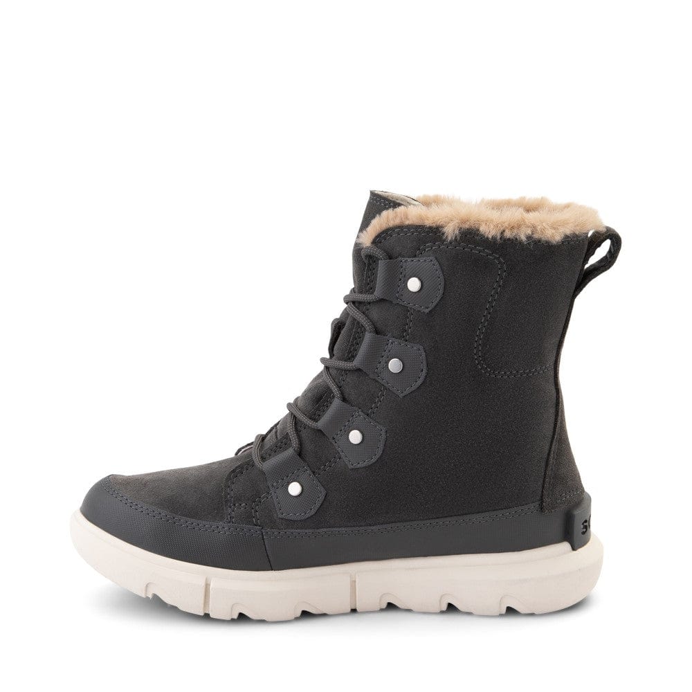 Sorel Women's Explorer II Joan Faux Fur Boots- Grill/ Fawn - Image 3