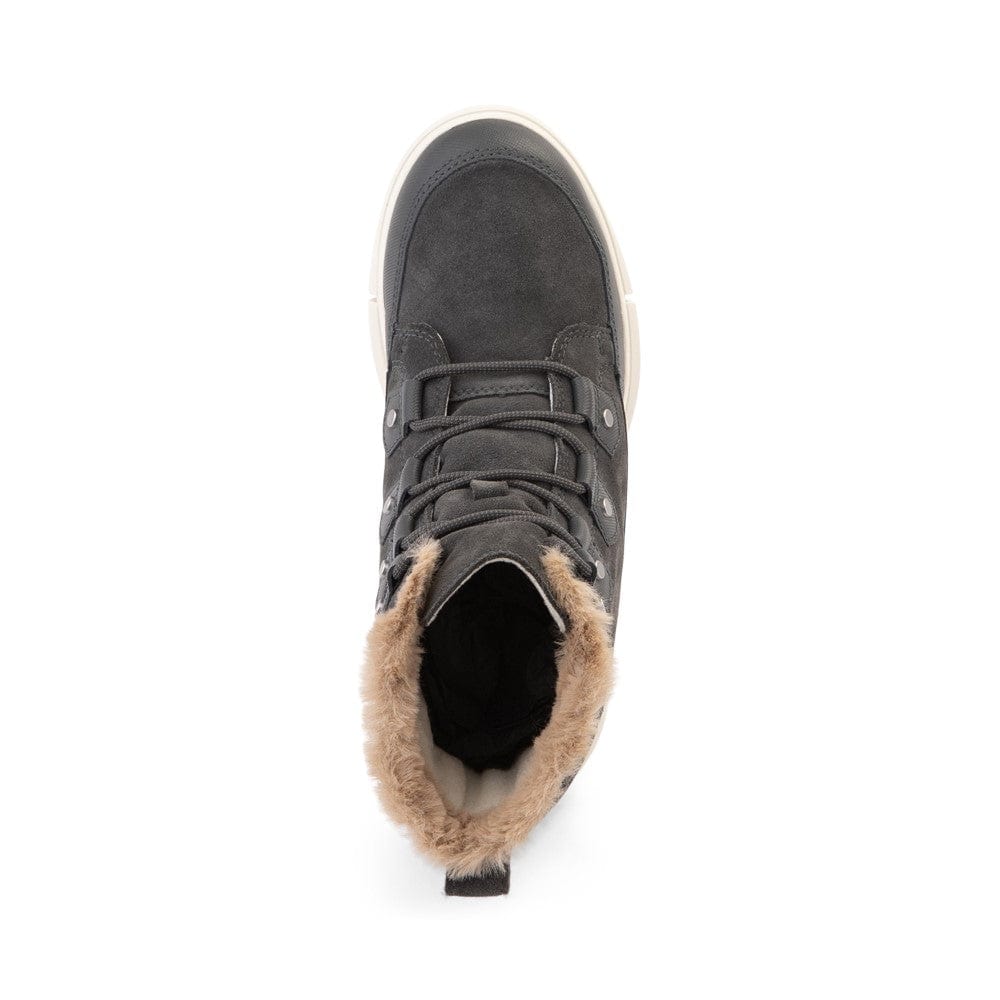 Sorel Women's Explorer II Joan Faux Fur Boots- Grill/ Fawn - Image 4
