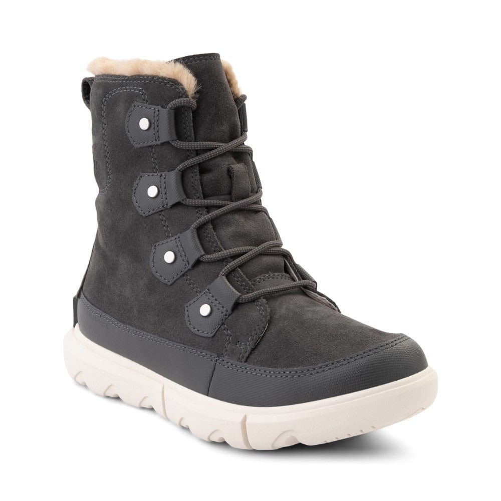 Sorel Women's Explorer II Joan Faux Fur Boots- Grill/ Fawn - Image 7