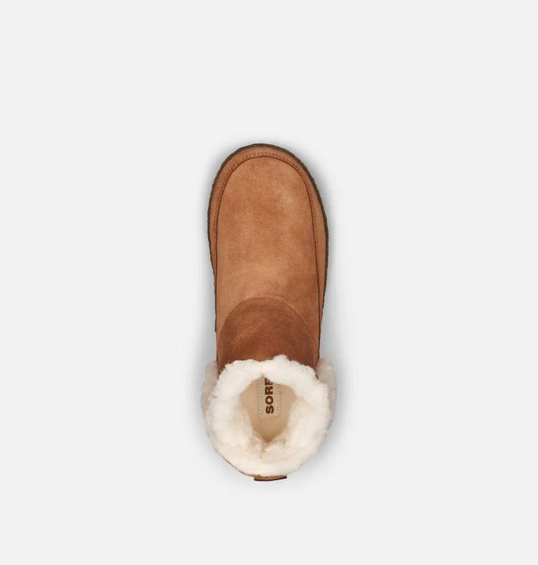 Sorel Women's Nakiska Bootie Slippers- Camel Brown - Image 4