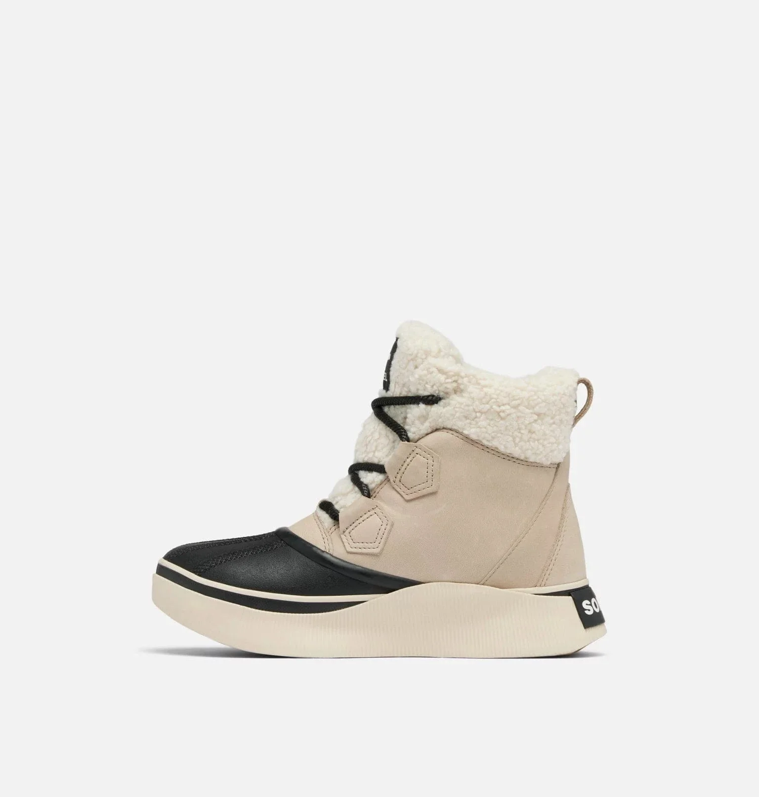 Sorel Women's Out N About IV Chillz Waterproof Boots- Omega Taupe/ Black - Image 3