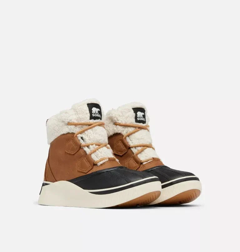 Sorel Women's Out N About IV Chillz Waterproof Boots- Taffy/ Black - Image 2