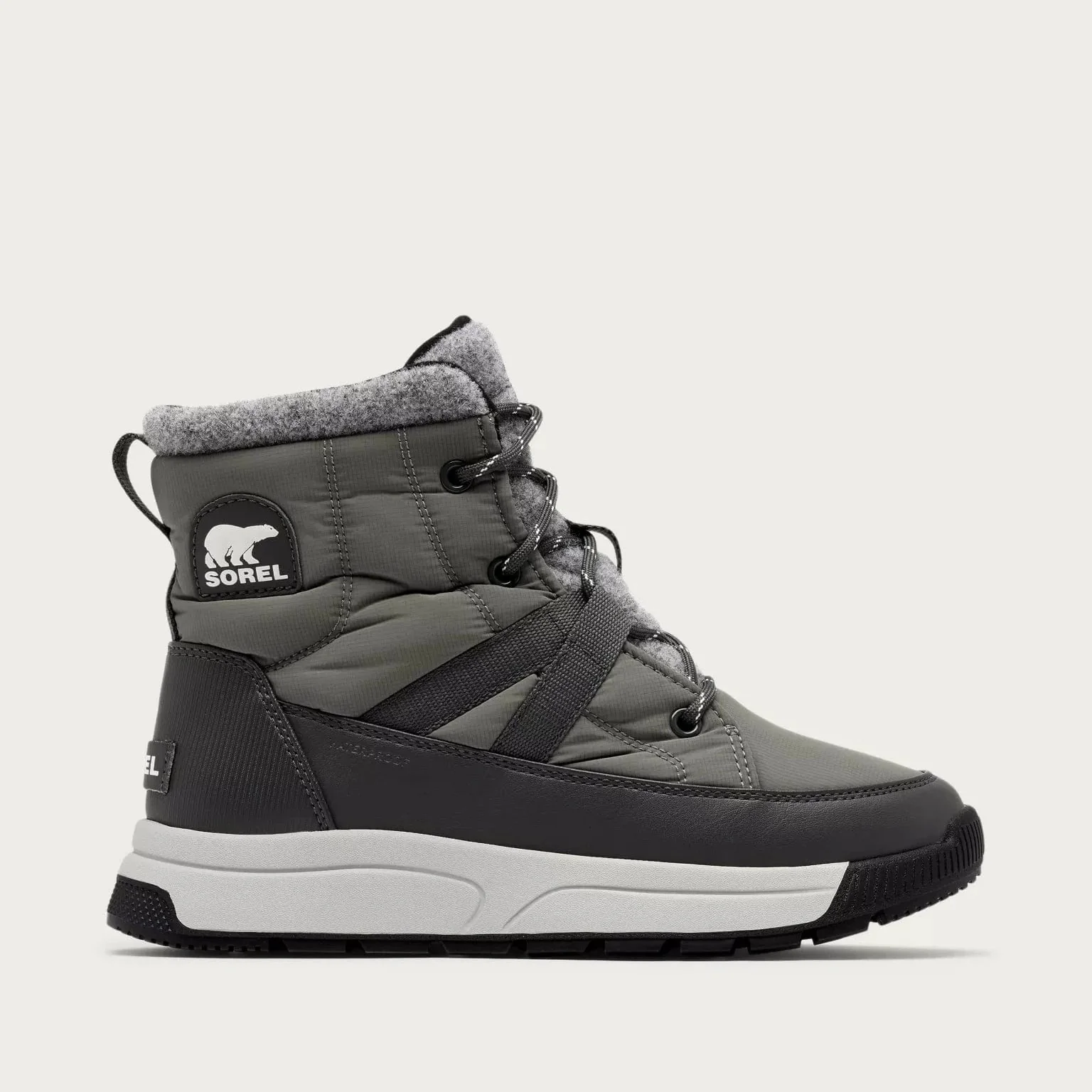 Sorel Women's Whitney III Mid Waterproof Boots- Quarry/ Grill