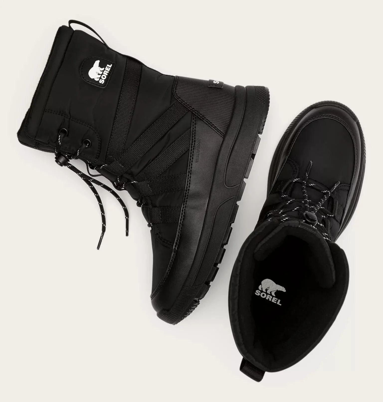 Sorel Women's Whitney III Tall Waterproof Boots- Black - Image 4