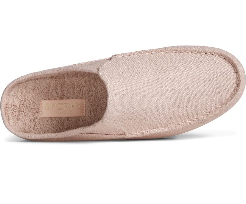 Sperry Women's Moc-Sider Hemp Slippers- Rose - Image 4
