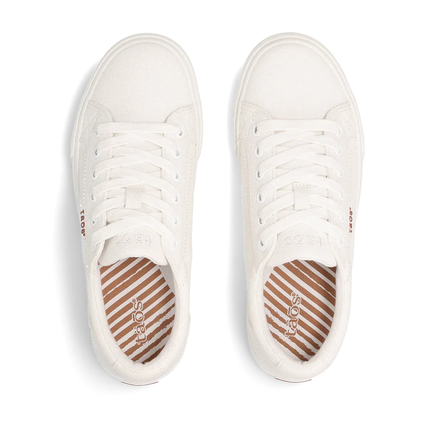 Taos Women's Plim Soul Canvas Sneakers- White - Image 4