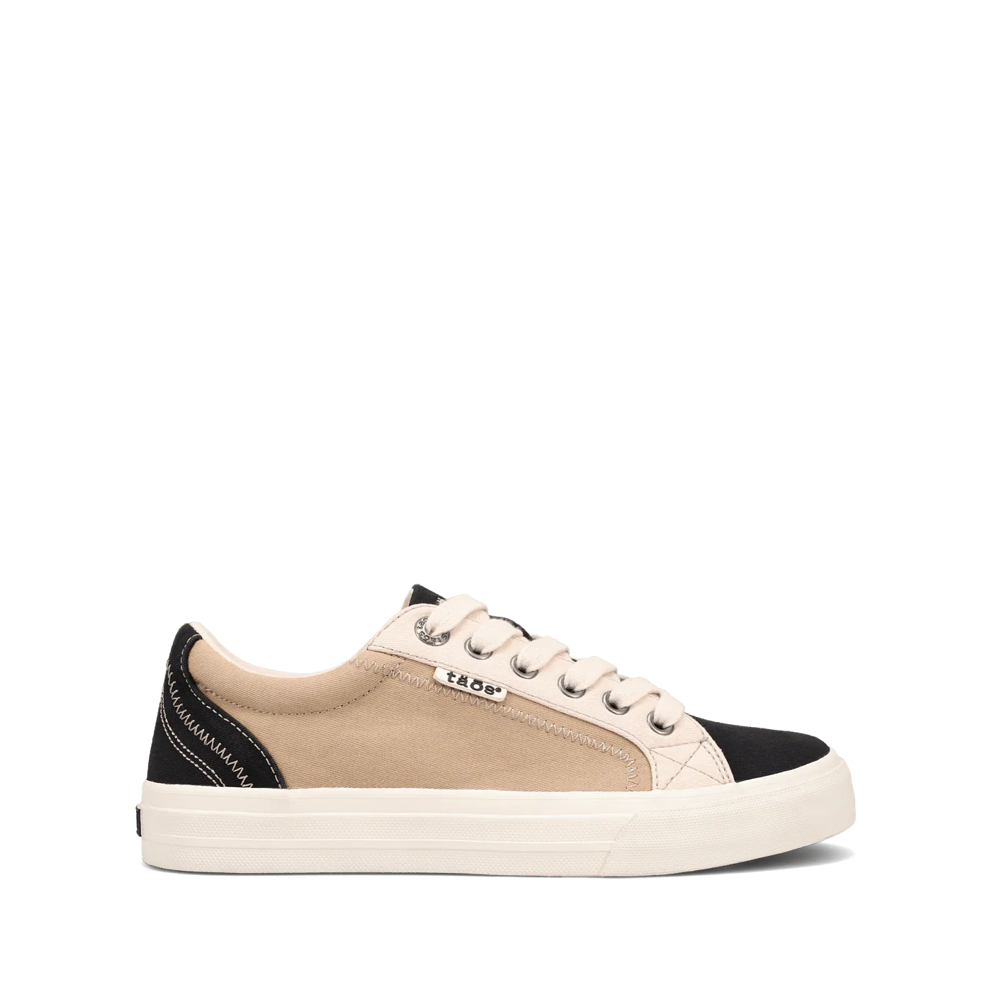 Taos Women's Plim Soul Canvas Sneakers- Black Tan Multi