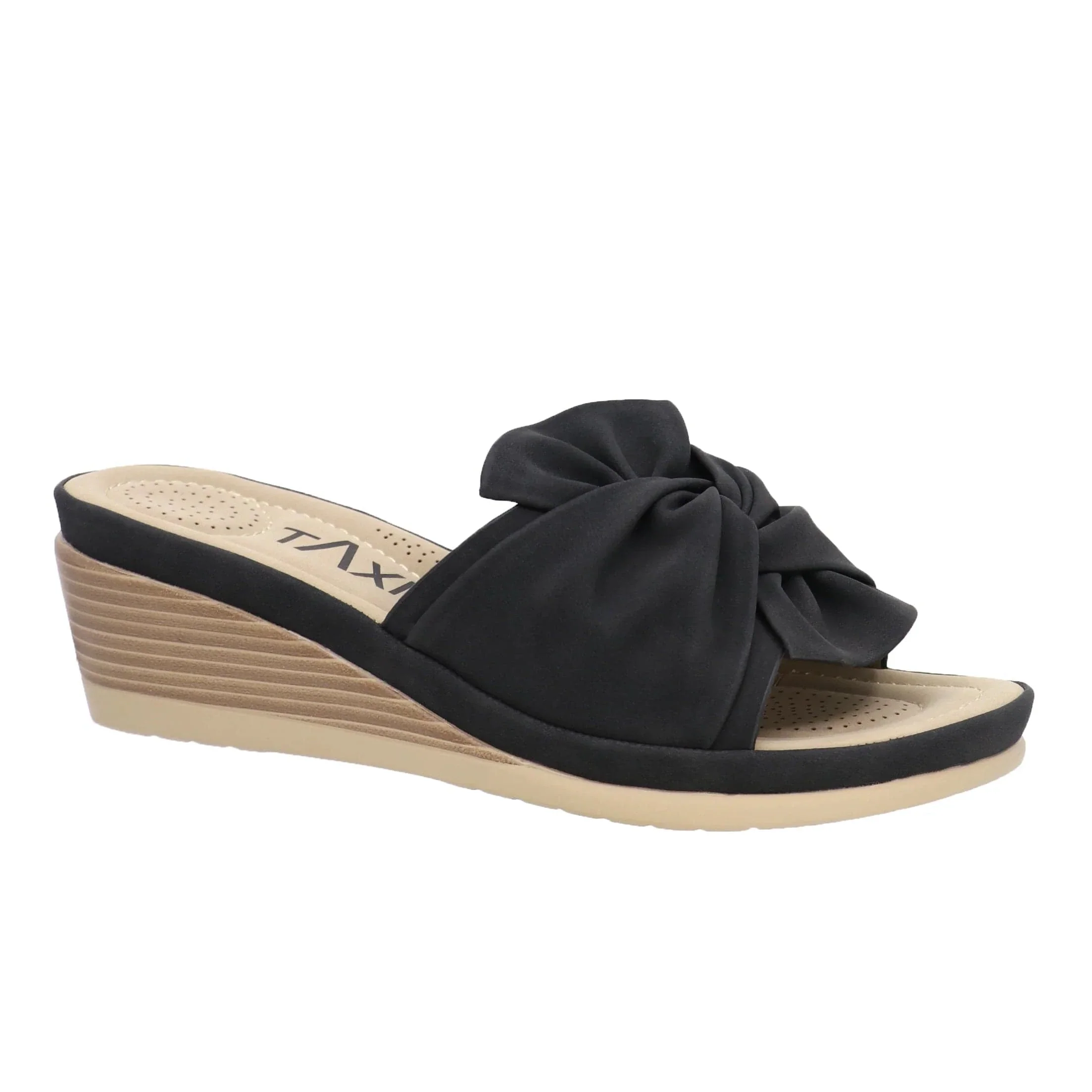Taxi Women’s Janice 05 Wedge Sandals- Black