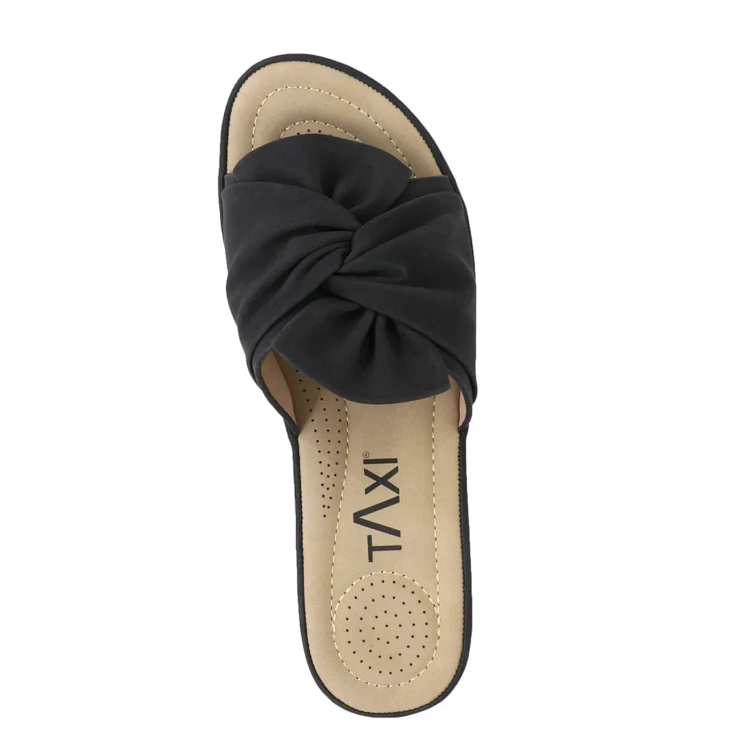 Taxi Women’s Janice 05 Wedge Sandals- Black - Image 3