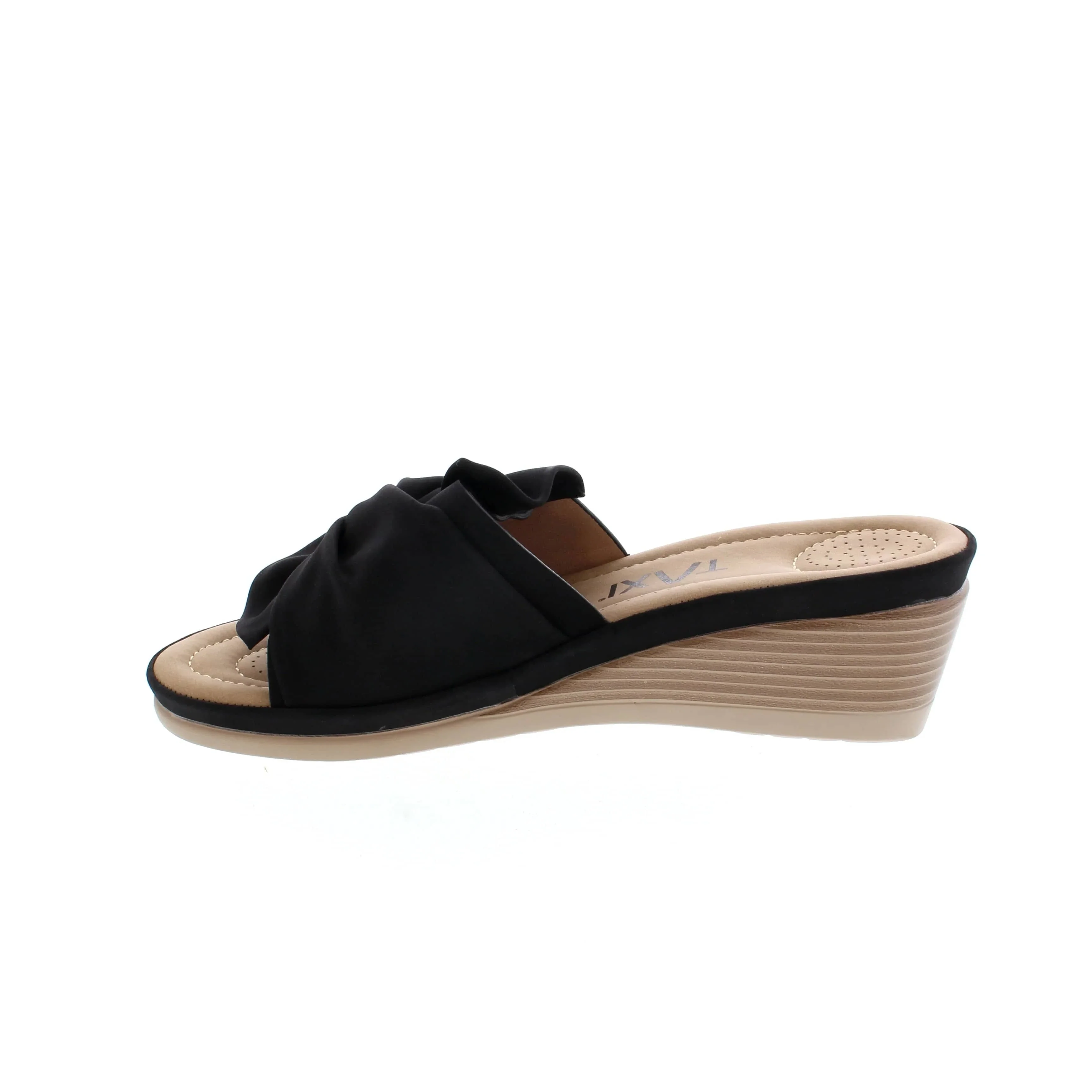 Taxi Women’s Janice 05 Wedge Sandals- Black - Image 5
