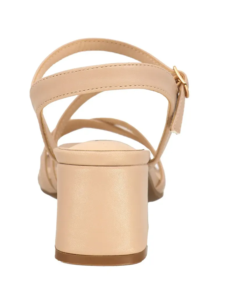 Taxi Women's Liv 01 Strappy Heels- Beige - Image 4