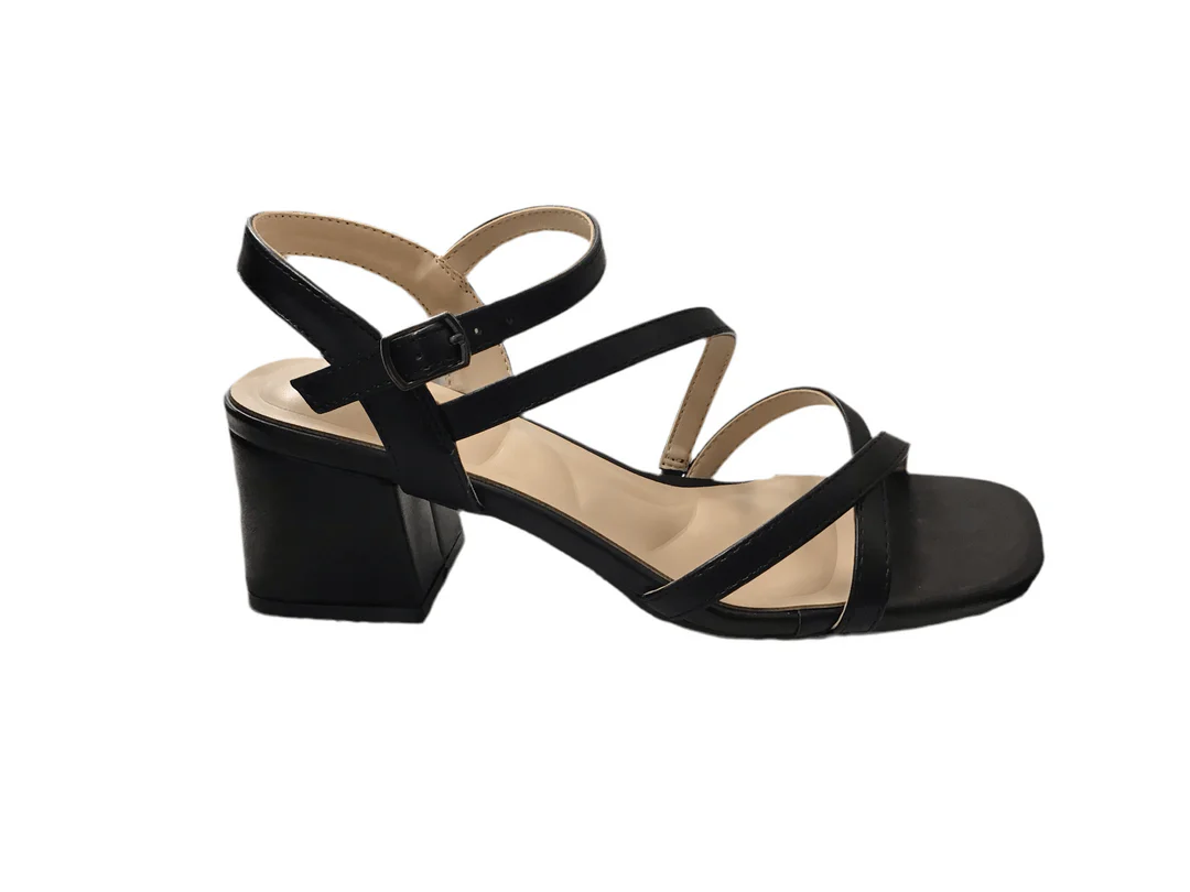 Taxi Women's Liv 01 Strappy Heels- Black - Image 4