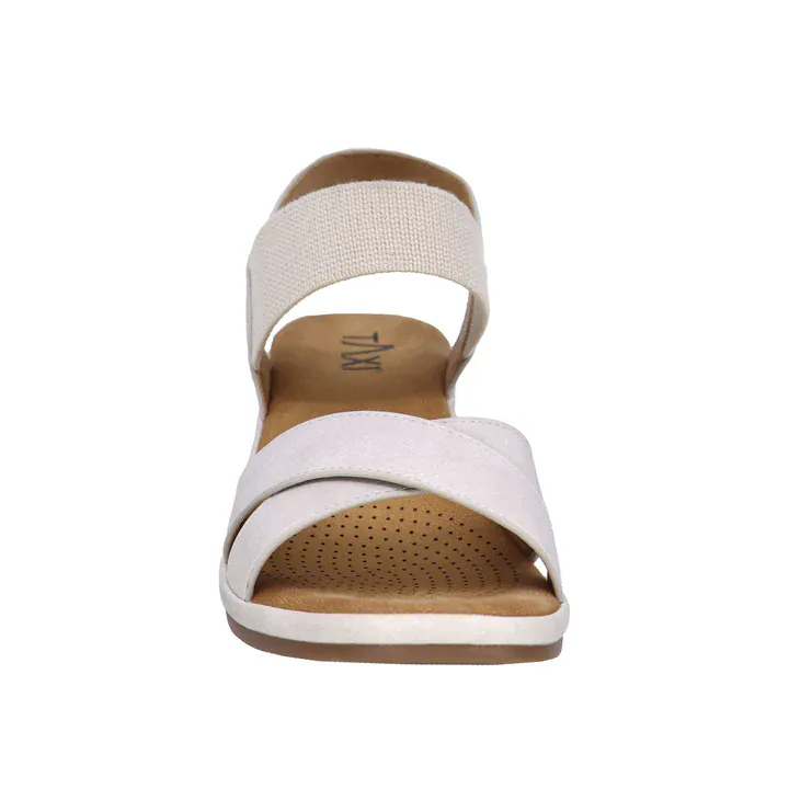 Taxi Women's Monica 01 Heeled Sandals- Light Grey - Image 4