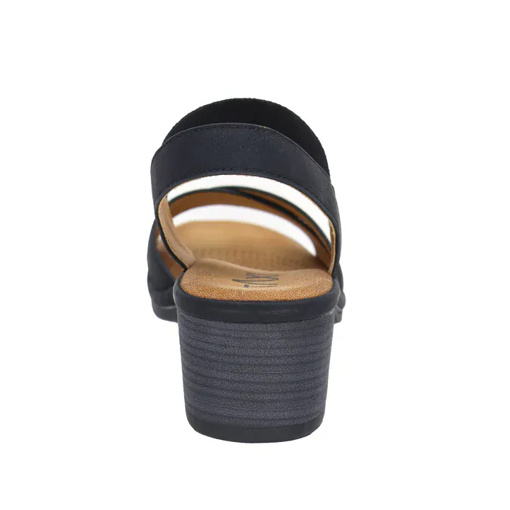 Taxi Women's Monica 01 Heeled Sandals- Black - Image 4