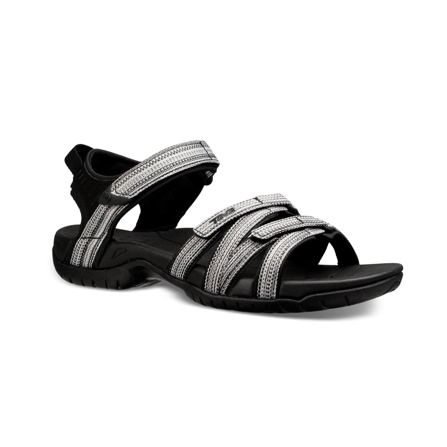 Teva Women's Tirra Sandals- Black/ White - Image 3