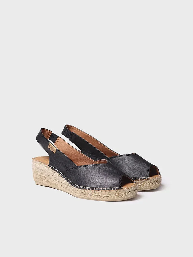 Toni Pons Women's Bernia-P Espadrille Wedges- Black - Image 2