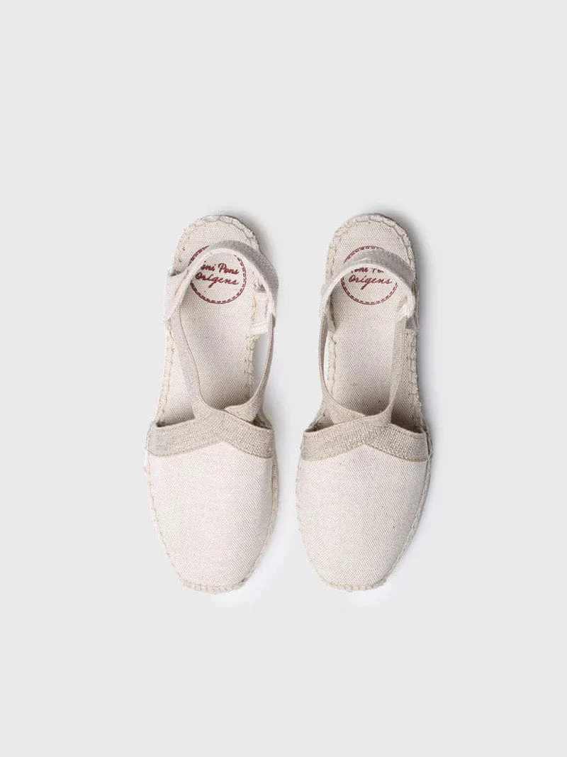 Toni Pons Women's Verdi-V Flat Espadrilles- Ecru - Image 3