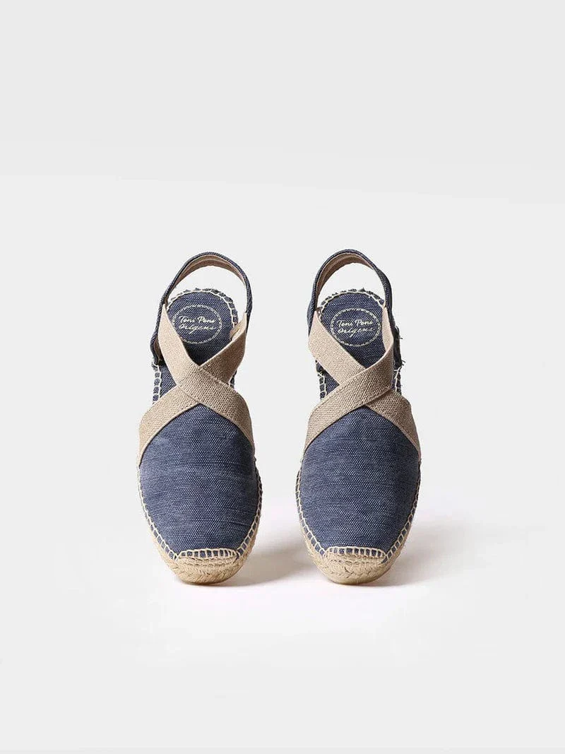 Toni Pons Women's Verdi-V Flat Espadrilles- Navy - Image 3