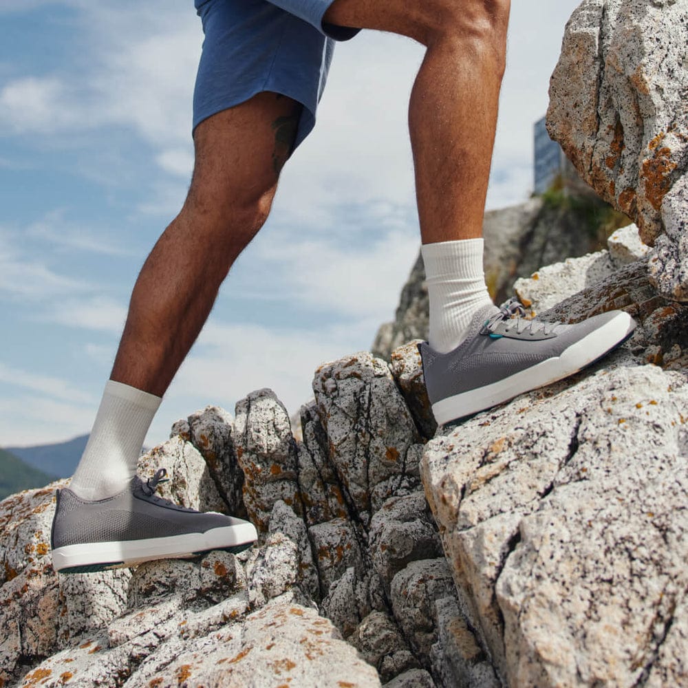 Vessi Men's Weekend Sneakers- Concrete Grey - Image 6