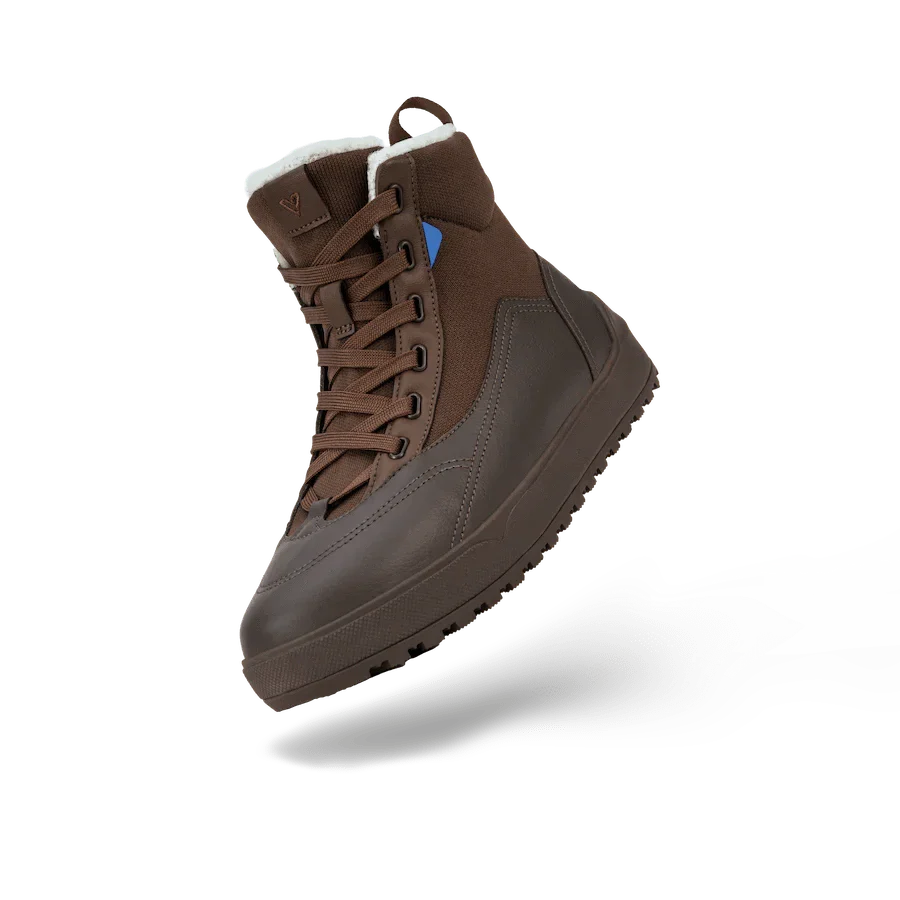 Vessi Women's Alta High Top Winter Boots- Dark Teak/ Mocha - Image 2