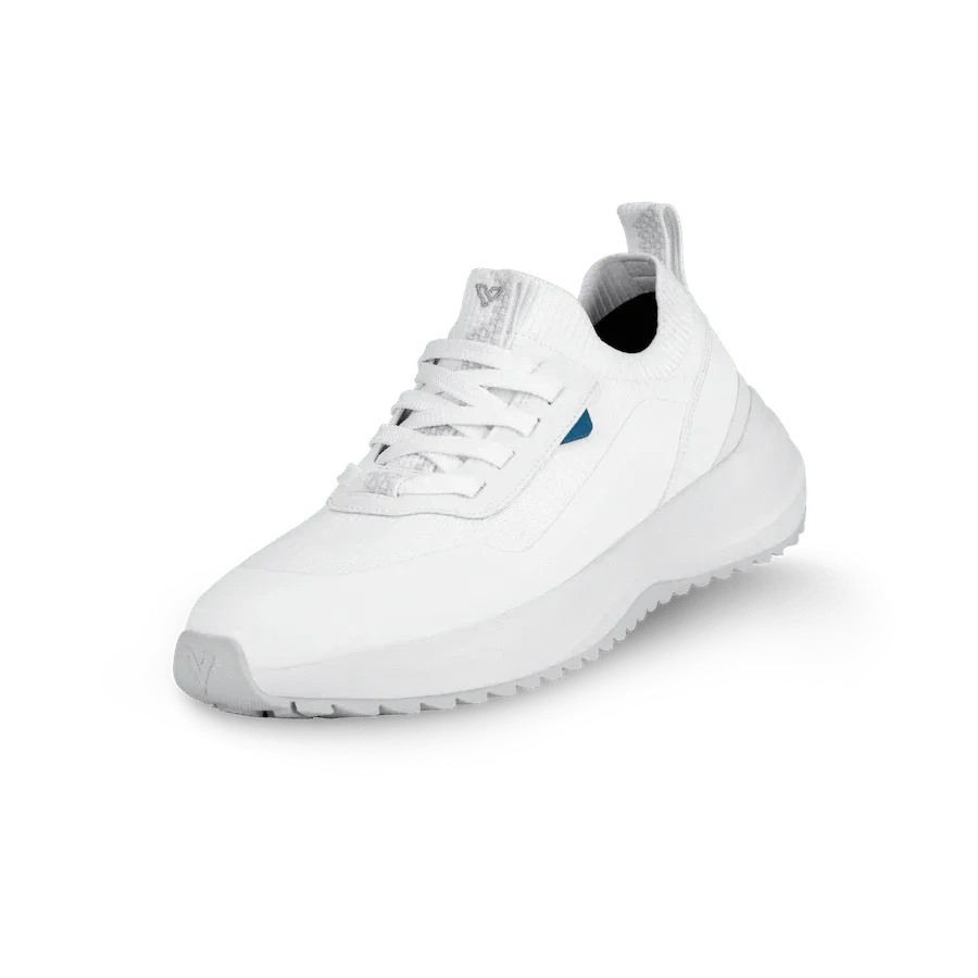 Vessi Women's Stormburst Low Top Sneakers- White - Image 3