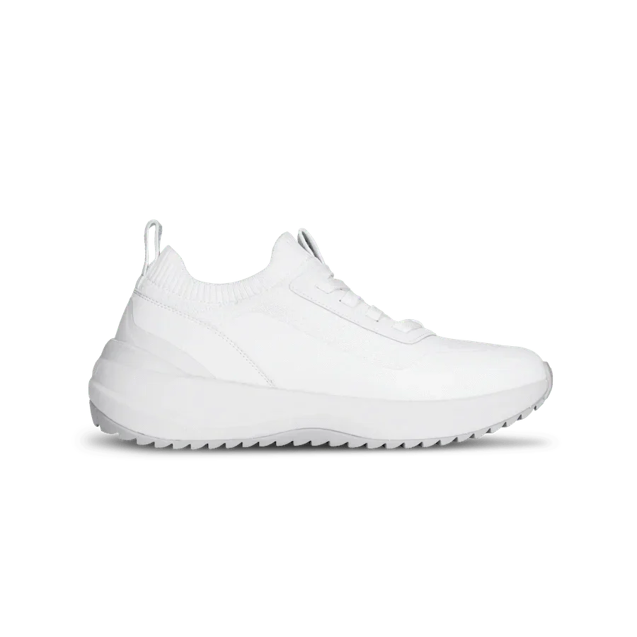 Vessi Women's Stormburst Low Top Sneakers- White - Image 4
