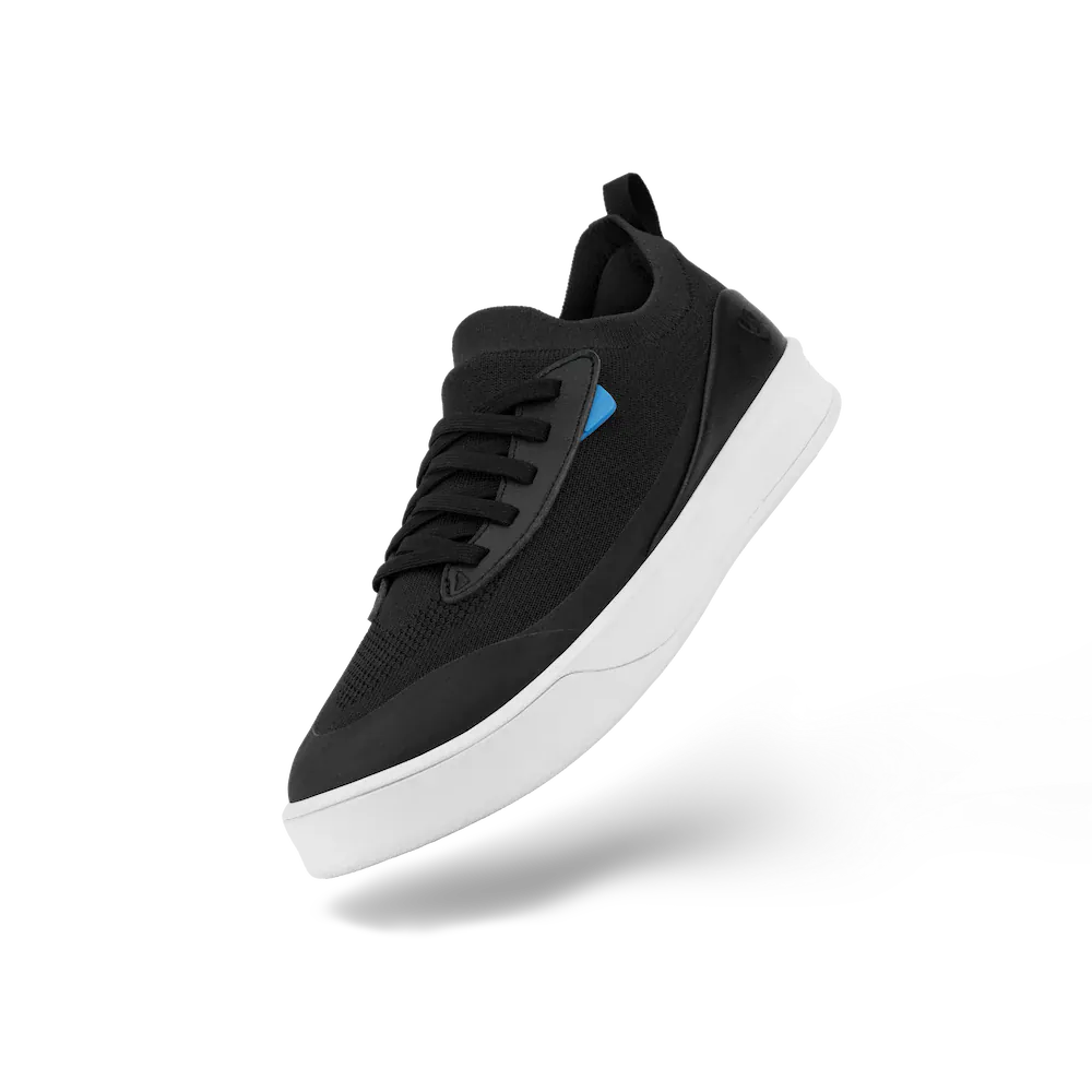 Vessi Women's Weekend Neo Sneakers- Black/ White - Image 2
