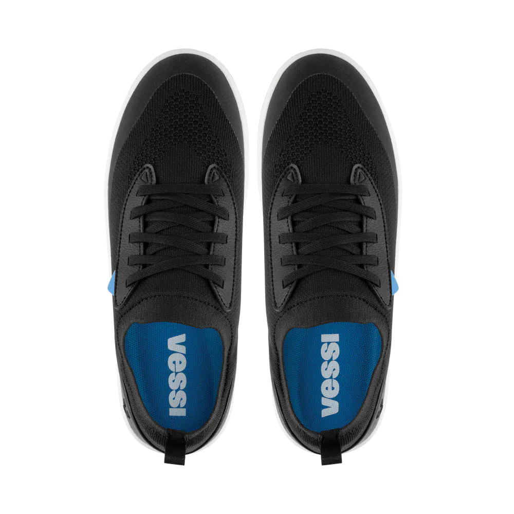 Vessi Women's Weekend Neo Sneakers- Black/ White - Image 4